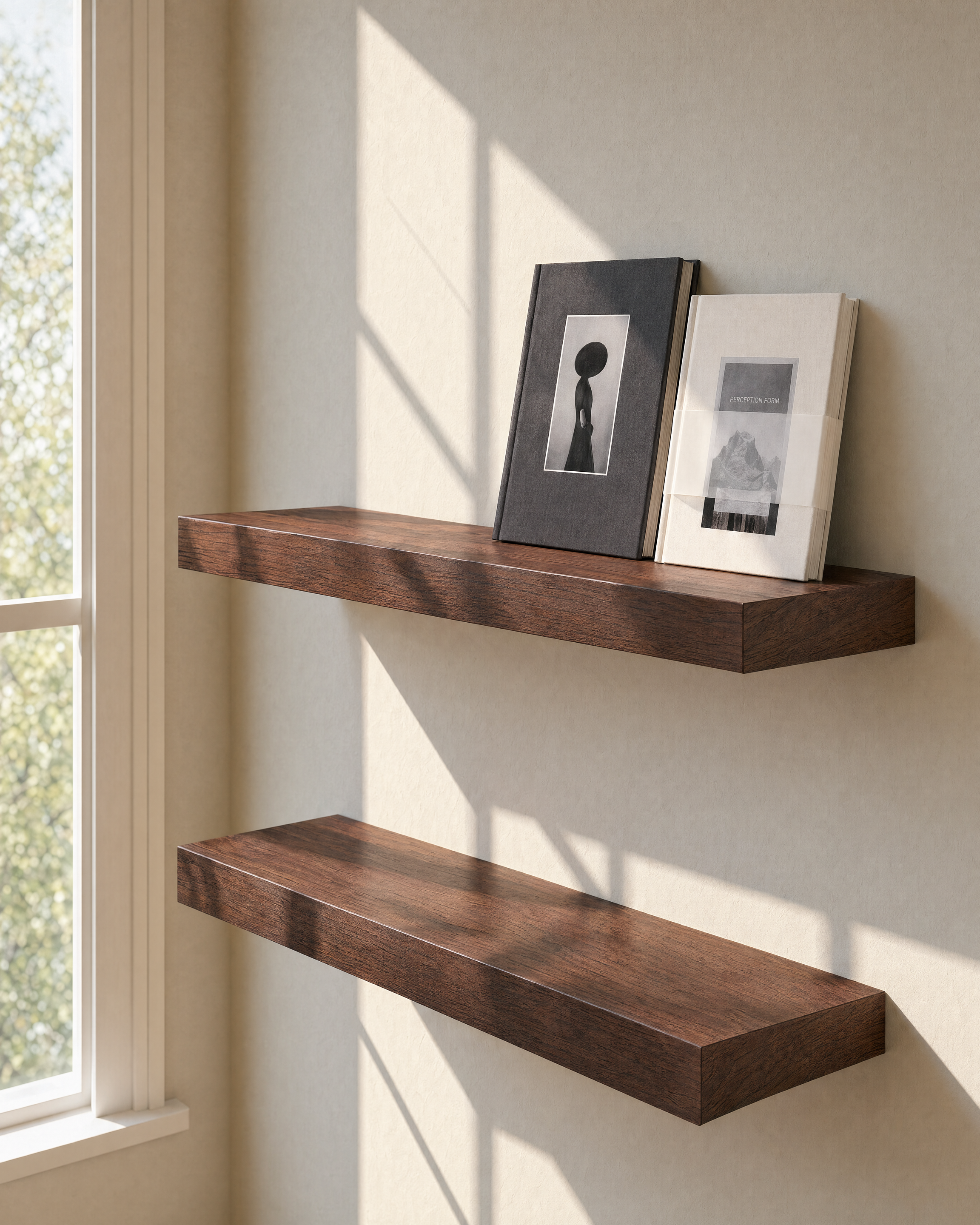 Custom Floating Shelves
