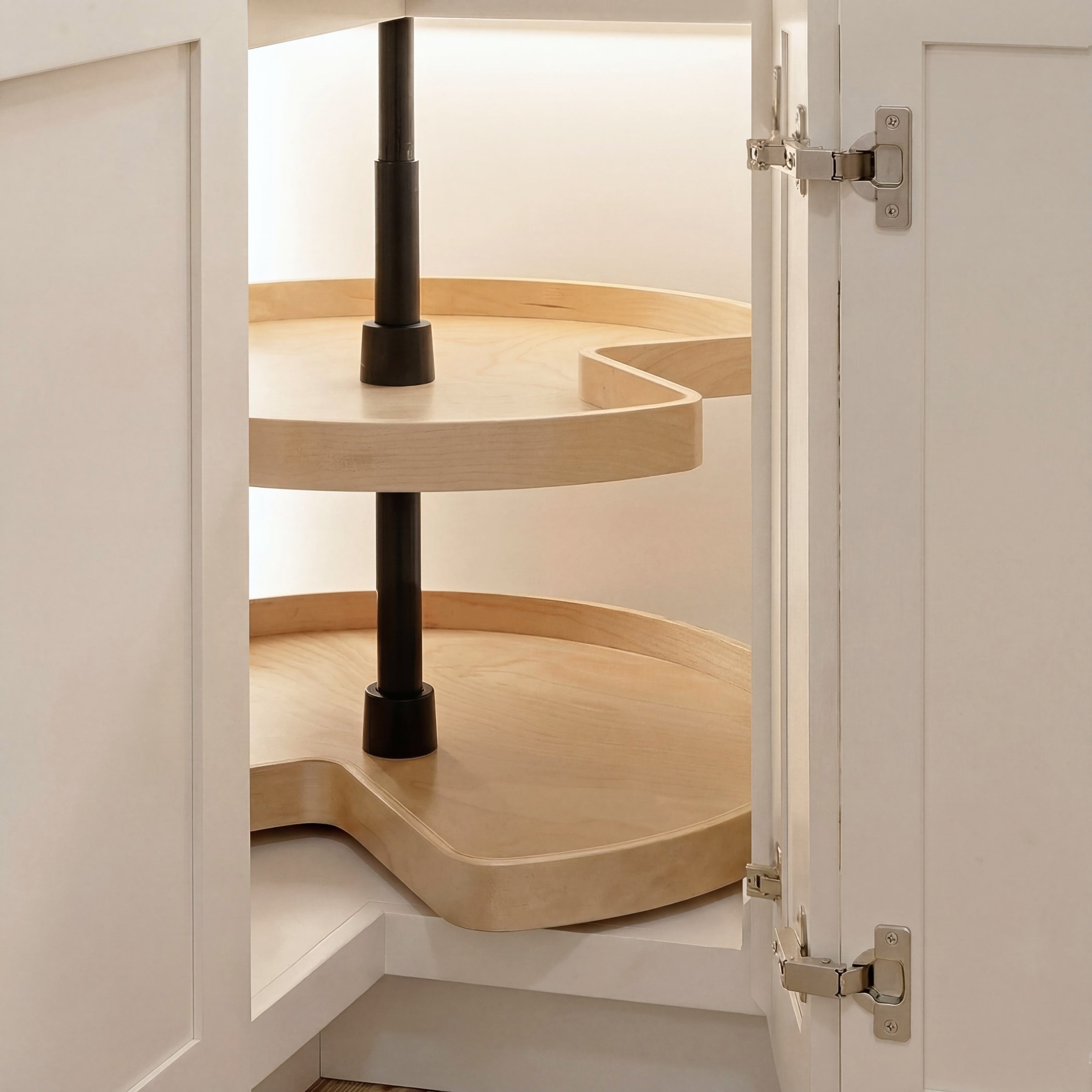 Lazy Susan Sets - Kidney w/ Adjustable Aluminum Pole