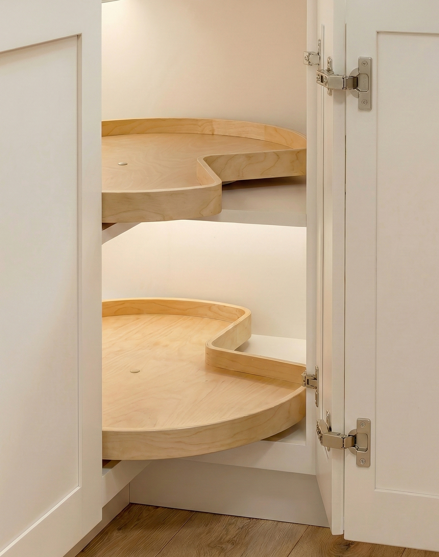 Lazy Susan Tray - Kidney w/ Ball Bearing
