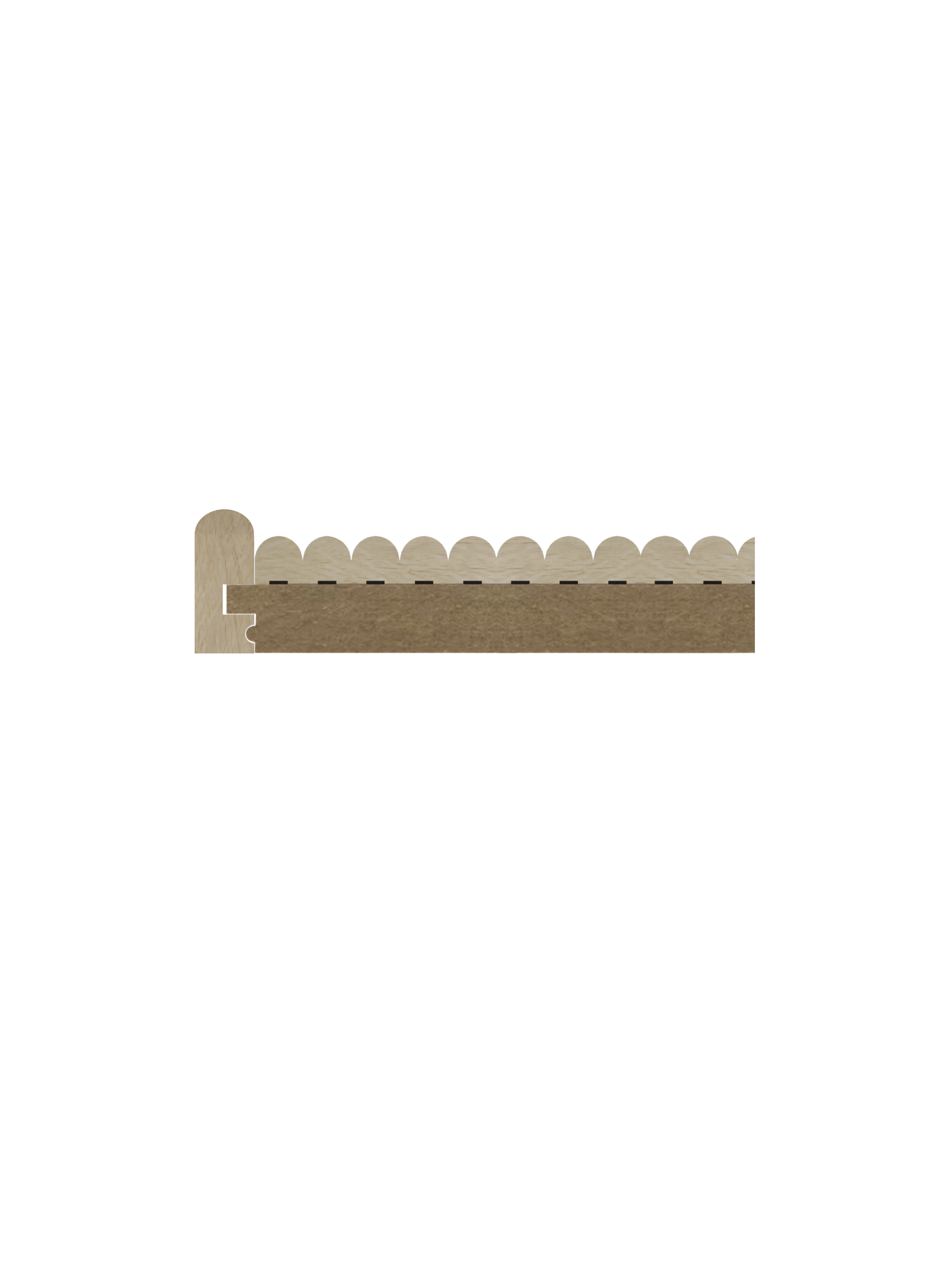 Slim Shaker Doors  | SS-R5-Ultra-Slim-Reeded
